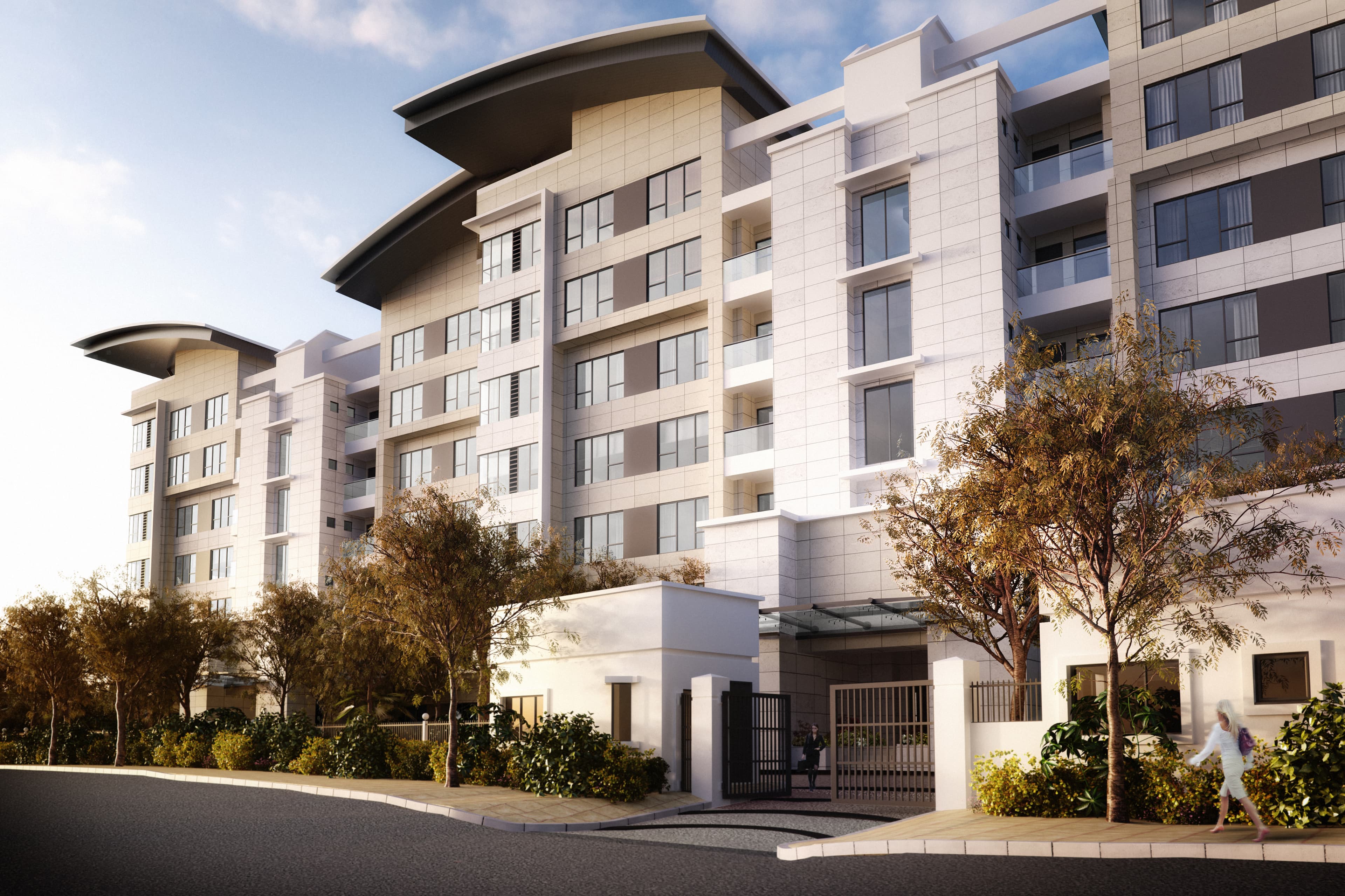 Contemporary ECAD-designed residential development